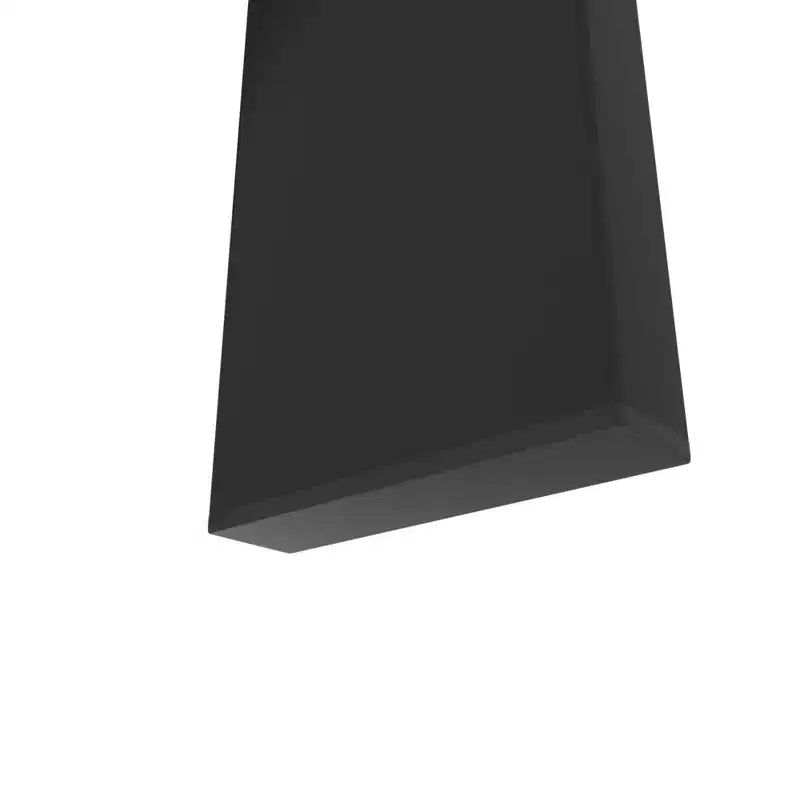 Table de salle à manger en verre trempé, rectangulaire 132 cm, cadre en métal noir pour salle à manger, salon, bureau