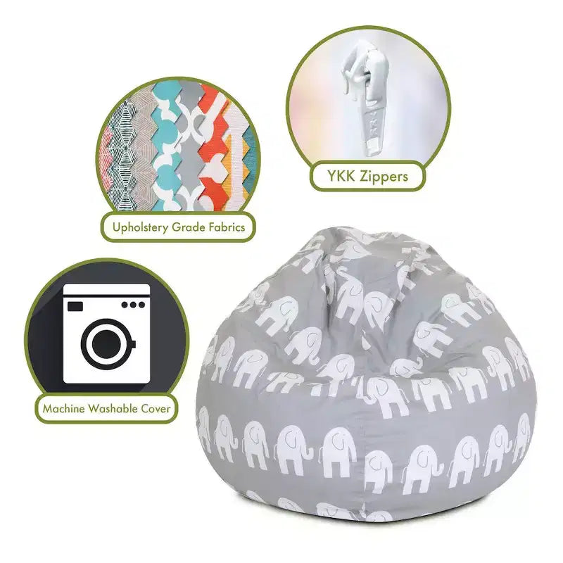 Petit pouf, 100 % polyester, utilisation intérieure, 56 cm H x 71 cm l x 71 cm P
