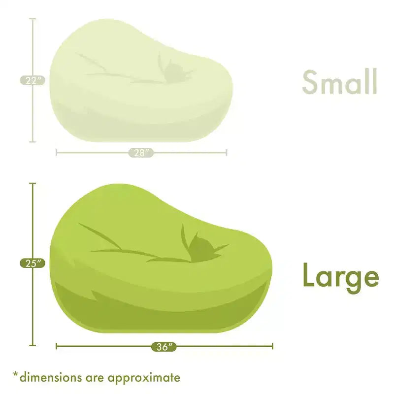 Petit pouf, 100 % polyester, utilisation intérieure, 56 cm H x 71 cm l x 71 cm P