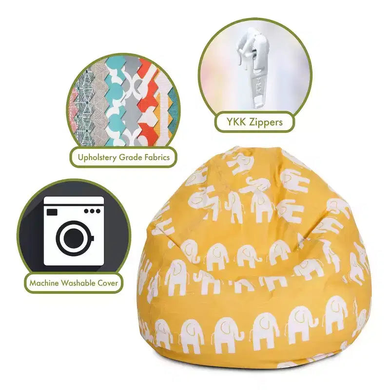 Petit pouf, 100 % polyester, utilisation intérieure, 56 cm H x 71 cm l x 71 cm P