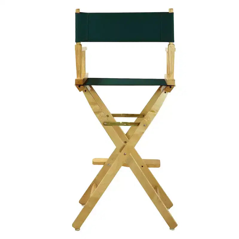 Chaise de réalisateur hauteur bar - Cadre en bois naturel