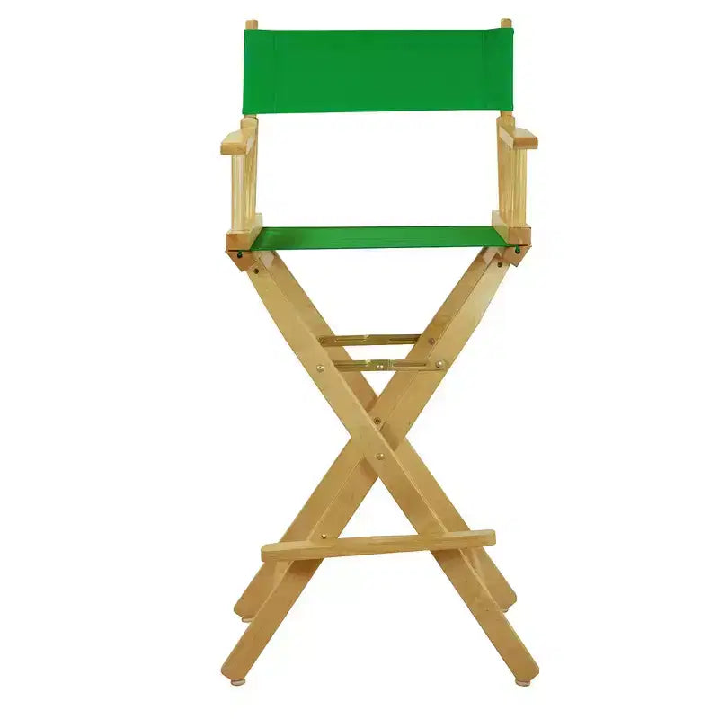 Chaise de réalisateur hauteur bar - Cadre en bois naturel