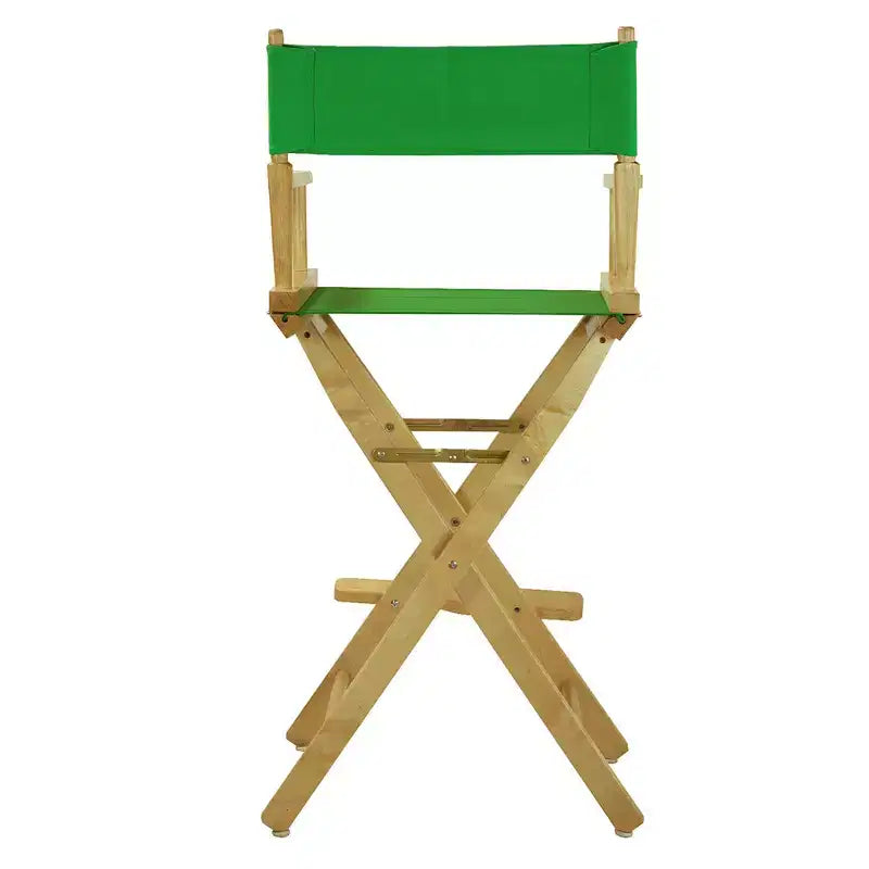 Chaise de réalisateur hauteur bar - Cadre en bois naturel