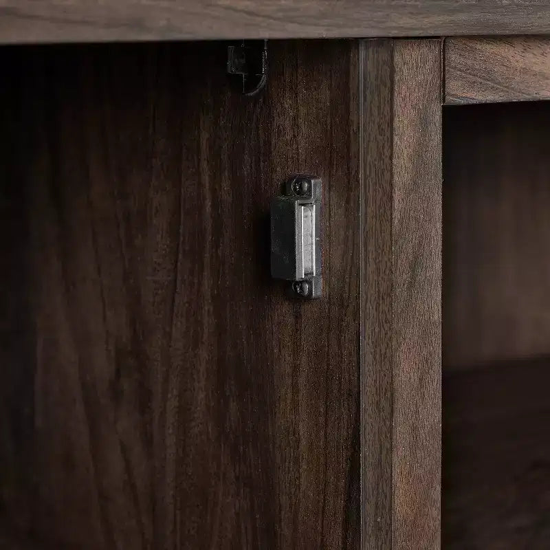 Meuble TV d'angle pour téléviseurs jusqu'à 60 pouces avec cheminée électrique