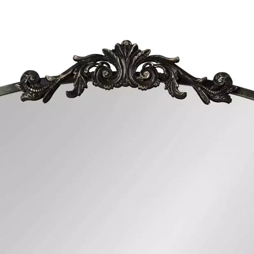 Miroir mural arche traditionnel 33"x26" avec étagère