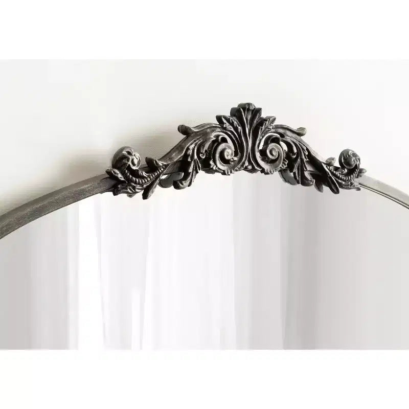 Miroir mural arche traditionnel 33"x26" avec étagère